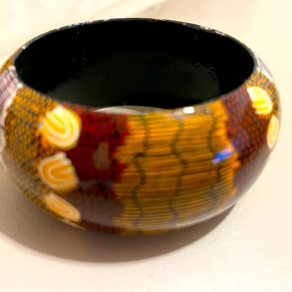 NWOT African Wooden Bangle